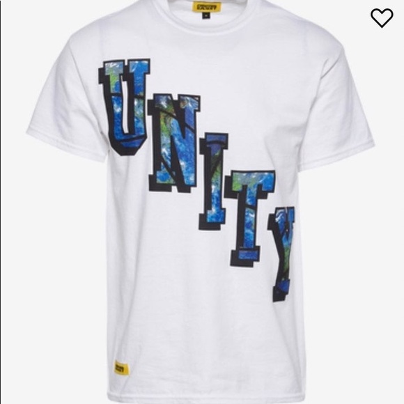 🔥CHINATOWN MARKET🔥UNITY SHORT SLEEVE WHITE TEE T-SHIRT MEDIUM NWT - Picture 1 of 4